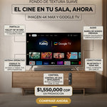 Televisor kalley 50 pulgadas 4k max